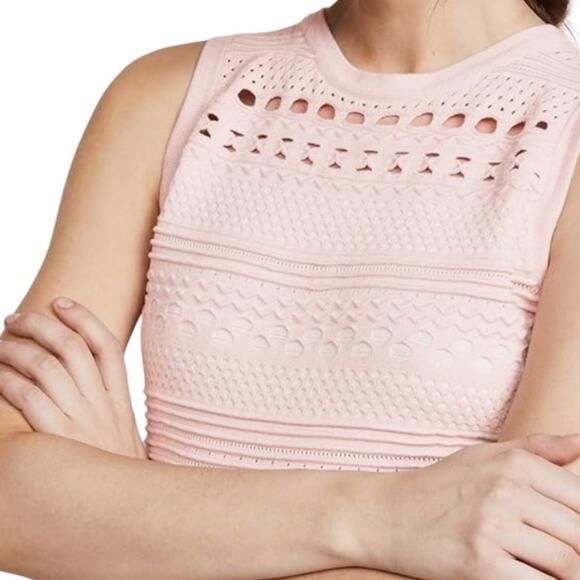 Milly Knit Mini Mermaid Dress Petite Size 2 Baby  Pink - Picture 7 of 16